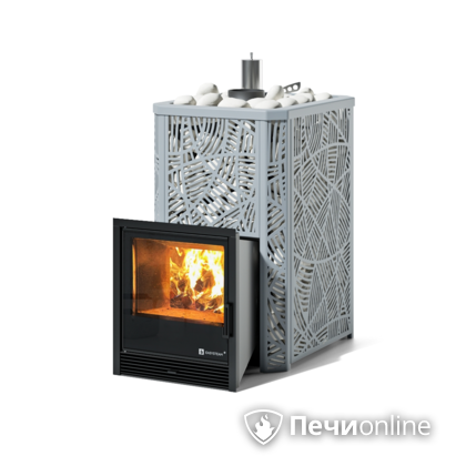 Дровяная печь-каменка ИзиСтим Ялта 25 (Модерн), AISI 430 в Наро-Фоминске